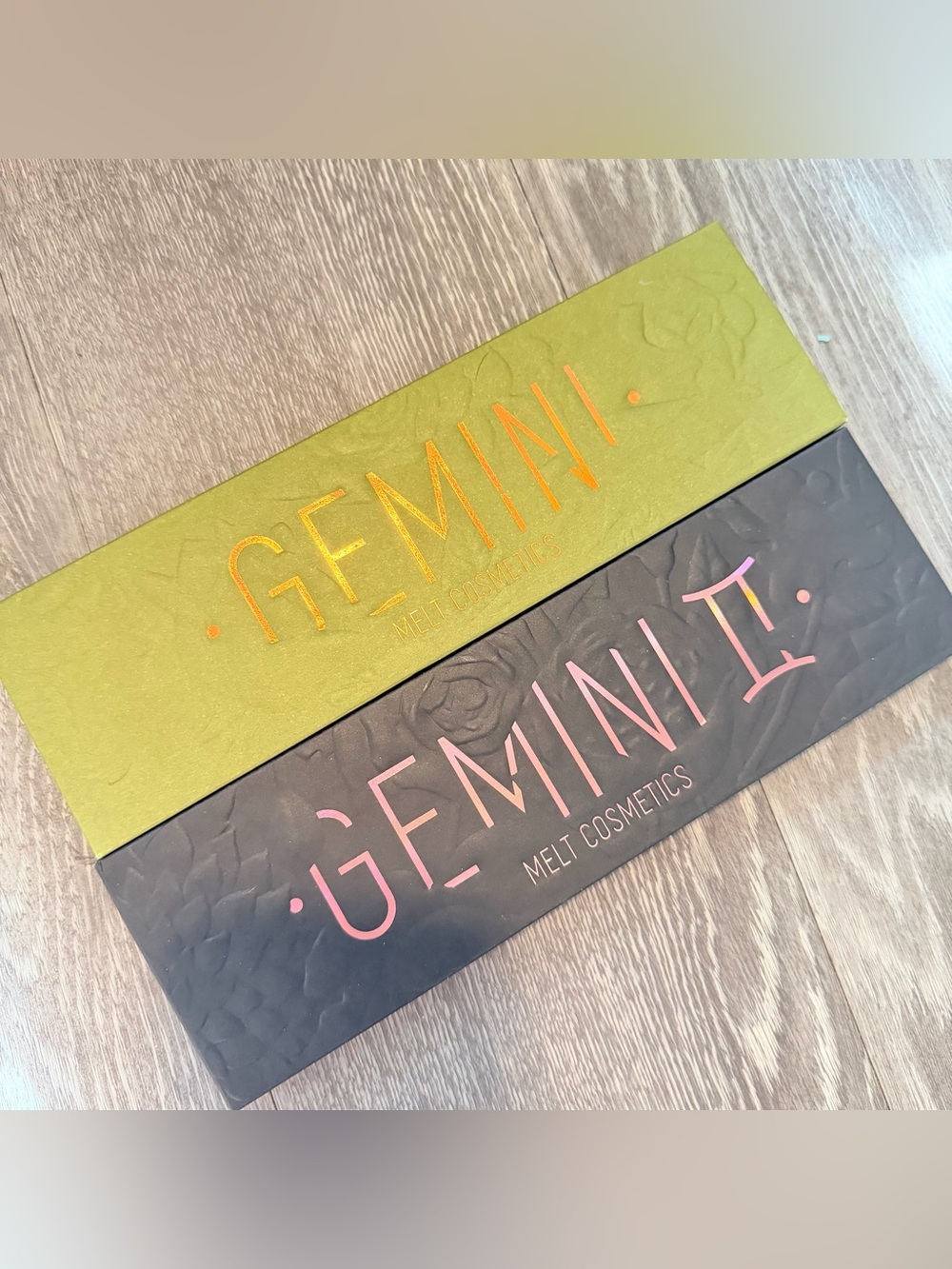 Melt Cosmetics Gemini I and Gemini II eyeshadow palettes